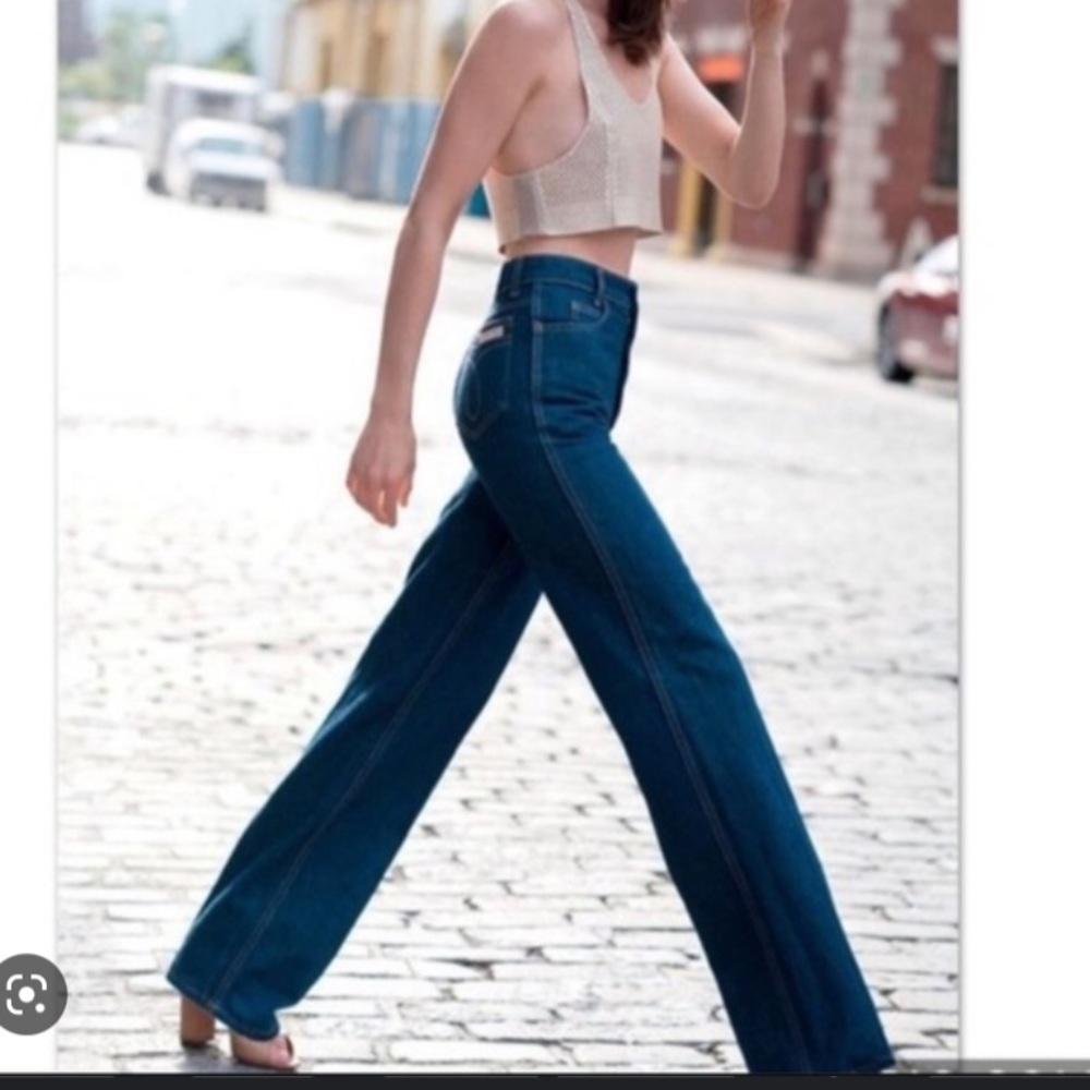 Calvin Klein High Rise Wide Leg Jeans
